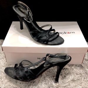 Size 7 cutout strappy heels sandals 👠 WORN TWICE